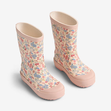 Wheat Footwear Rubber Boot Muddy Rubber Boot 9597 flowers and seashells