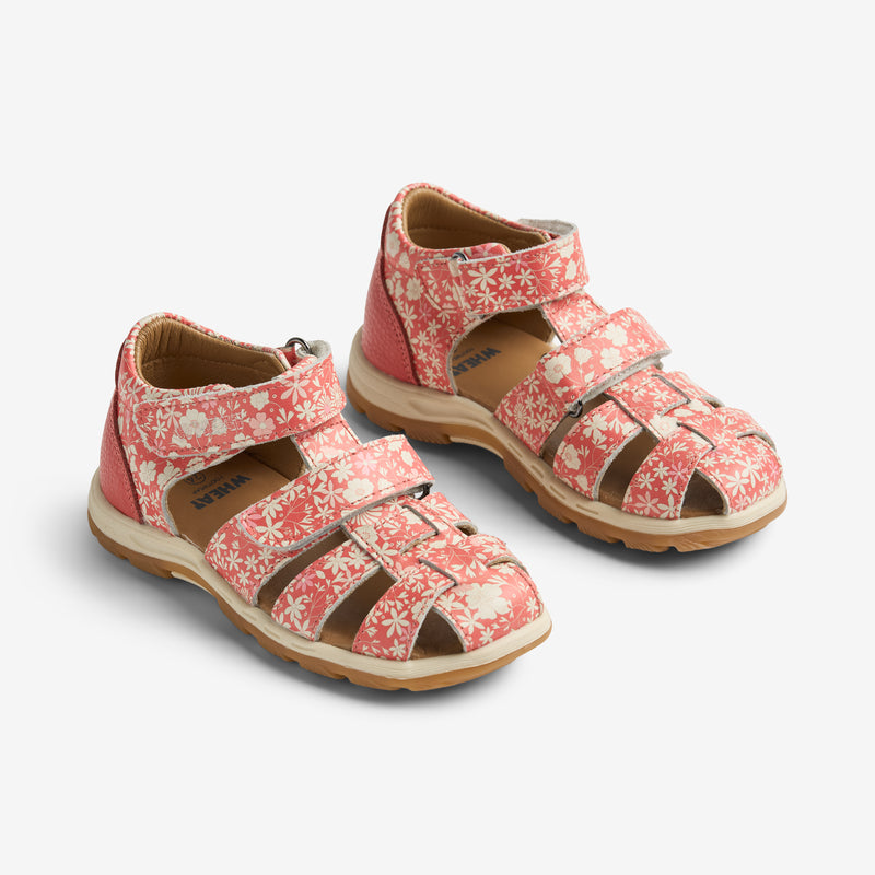 Wheat Footwear Sandal Frei Sandal 9422 coral flowers