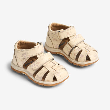 Wheat Footwear Sandal Frei Sandal 9632 barely apricot flowers