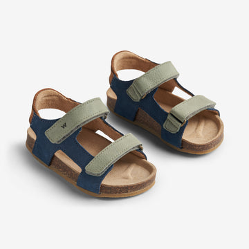 Wheat Footwear Sandal Kork Corey Sandal 1043 blue