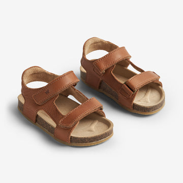 Wheat Footwear Sandal Kork Corey Sandal 9002 cognac