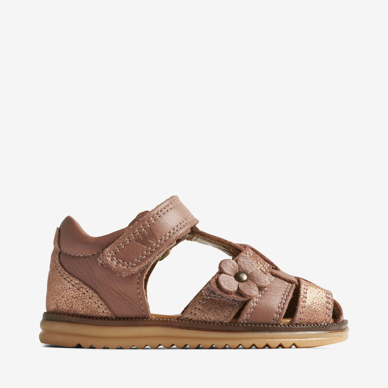 Wheat Footwear Sandal Sky Flower Prewalker Sandals 2029 old rose stripe
