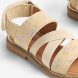 Wheat Footwear Sandal Yuri Sandal 9632 barely apricot flowers