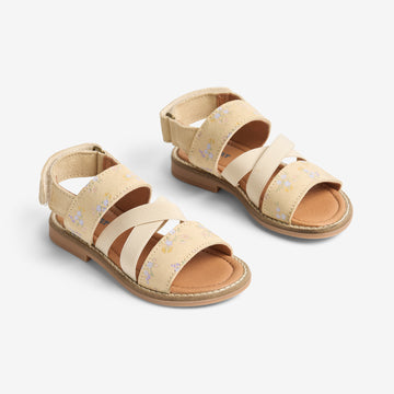Wheat Footwear Sandal Yuri Sandal 9632 barely apricot flowers
