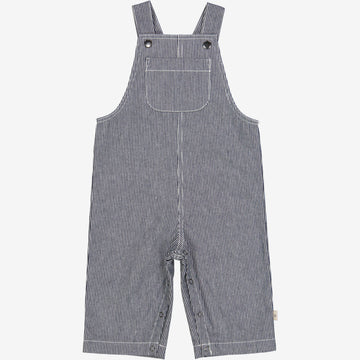 Wheat Main  Selebukser Issey | Baby Trousers 1197 navy denim stripe