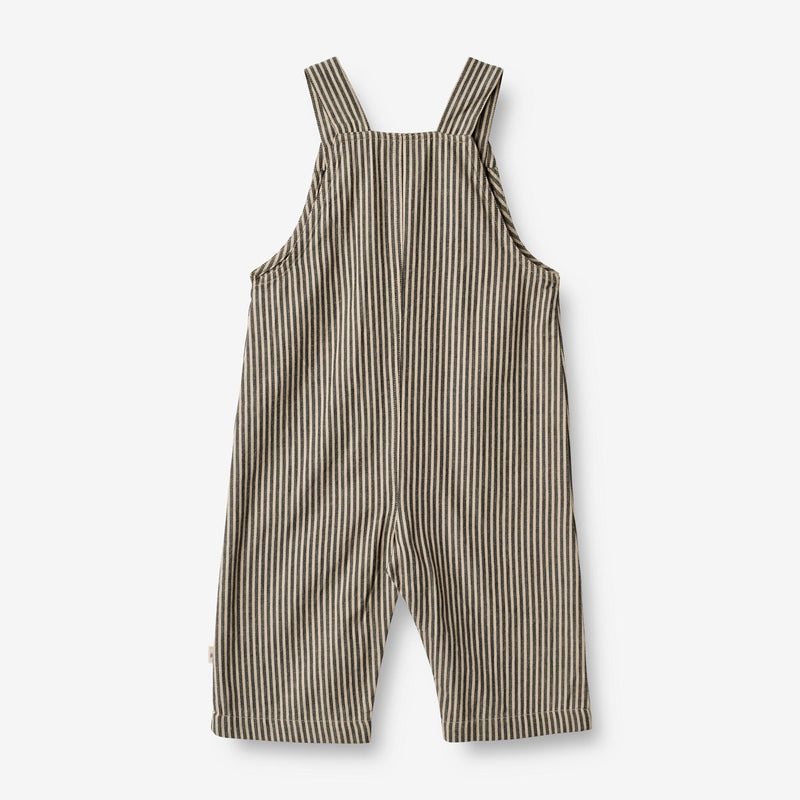 Wheat Main  Selebukser Issey | Baby Trousers 0030 black coal stripe