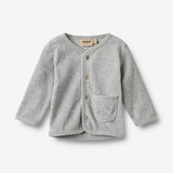 Wheat Main Set Sweat Cardigan & Trousers Toto Sky Set 0224 melange grey