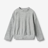 Wheat Main Sett Sweatshirt & Bukse Barbro Set 0224 melange grey