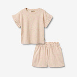 Wheat Main Sett T-skjorte og shorts Ally Set 9422 coral flowers