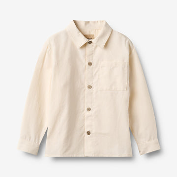 Wheat Main Shirt L/S Oscar Shirt 3129 eggshell
