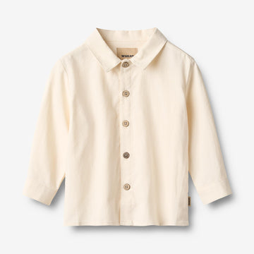 Wheat Main Shirt L/S Oscar Shirt 3129 eggshell