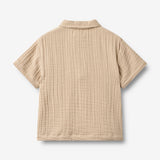 Wheat Main Shirt S/S Svend Shirt 3354 warm sand