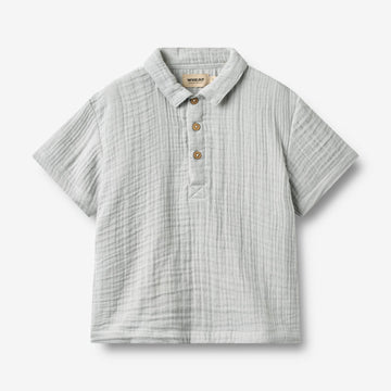 Wheat Main Shirt S/S Svend Shirt 4030 light blue