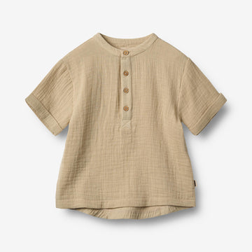 Wheat Main Shirt S/S Svend Shirt 9441 soft sand
