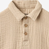 Wheat Main Shirt S/S Svend Shirt 3354 warm sand