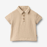 Wheat Main Shirt S/S Svend Shirt 3354 warm sand