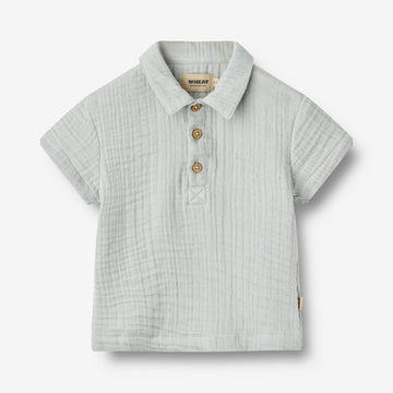 Wheat Main Shirt S/S Svend Shirt 4030 light blue