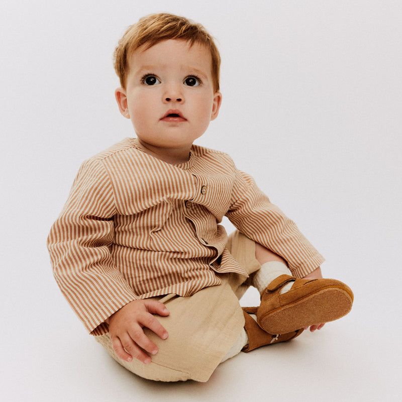 Wheat Main Shirt Shelby Shirt 5078 caramel stripe
