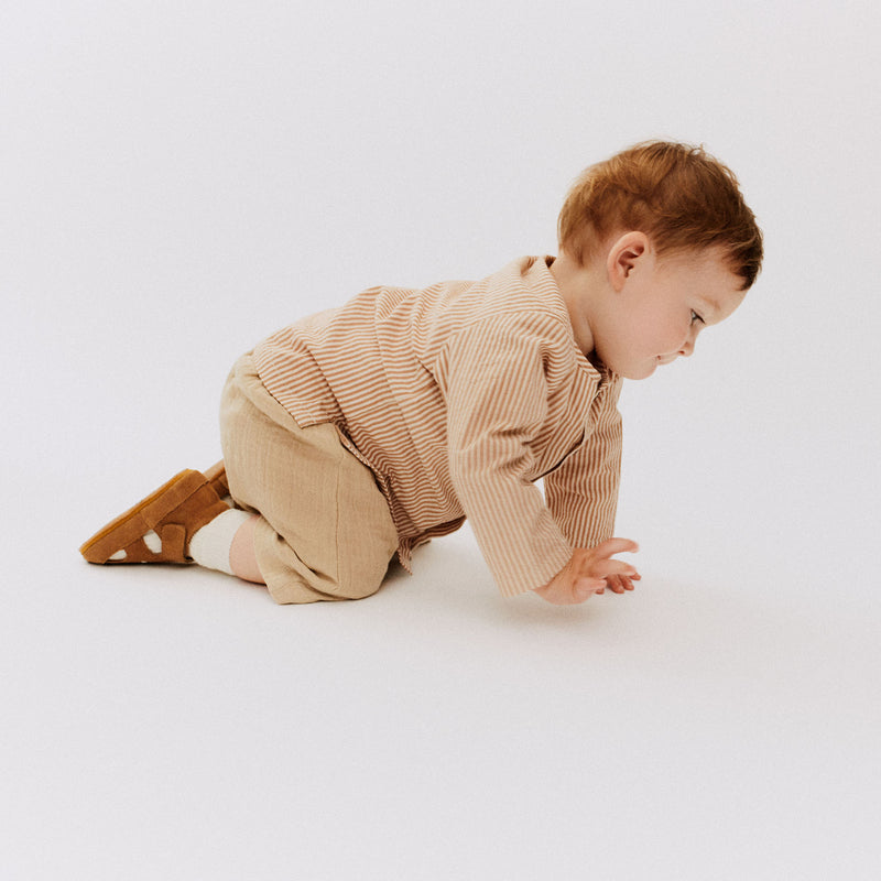 Wheat Main Shirt Shelby Shirt 5078 caramel stripe