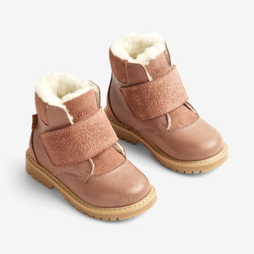 Wheat Footwear Sigge Print Borrelås Støvel Winter Footwear 2163 dusty rouge 