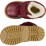 Wheat Footwear Sigge Printet Borrelås Støvel Winter Footwear 2120 berry