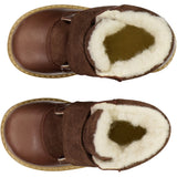 Wheat Footwear Sigge Printet Borrelås Støvel Winter Footwear 3000 brown