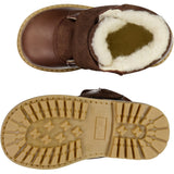 Wheat Footwear Sigge Printet Borrelås Støvel Winter Footwear 3000 brown