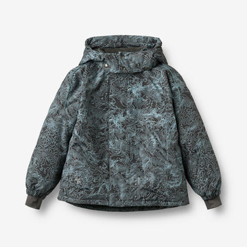 Wheat Outerwear Ski Jacket Slopo Jacket 9796 elevation map