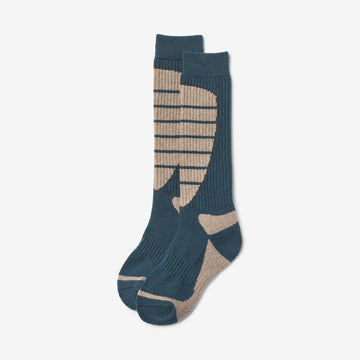 Wheat Outerwear Ski Socks Varmo Baselayer 9681 dark petroleum