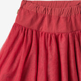 Wheat Main Skjørt Tulle Skirt 9697 red cherry