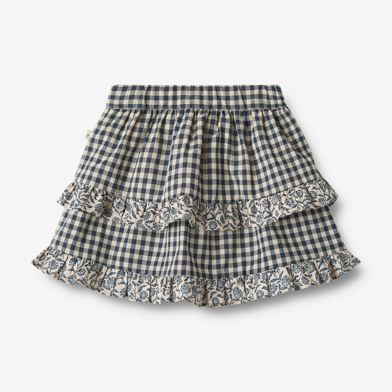 Wheat Main  Skjørt Ulrikke Skirts 1306 blue check