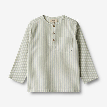 Wheat Main  Skjorte Bjørk Shirts and Blouses 4109 aquablue stripe