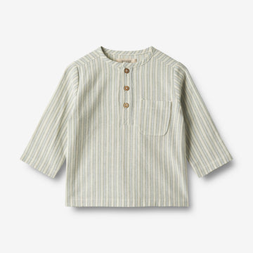 Wheat Main  Skjorte Bjørk Shirts and Blouses 4109 aquablue stripe