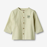 Wheat Main  Skjorte Broderi Shelby Shirts and Blouses 4142 green stripe