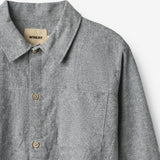 Wheat Main Skjorte L/S Oscar Shirt 9766 dark blue chambray