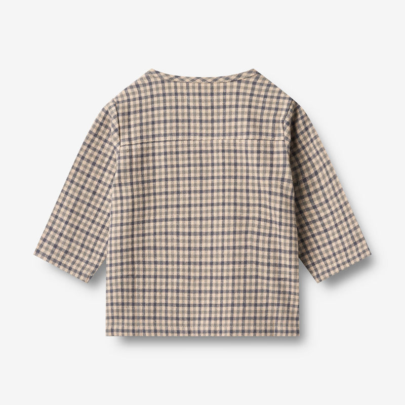 Wheat Main Skjorte L/S Shelby Shirt 1306 blue check