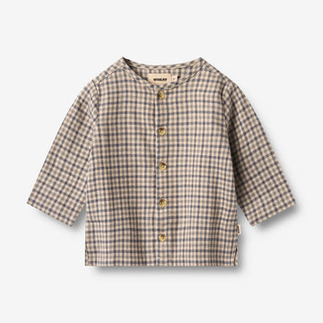 Wheat Main Skjorte L/S Shelby Shirt 1306 blue check