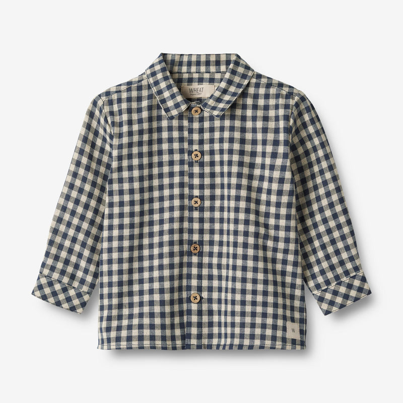 Wheat Main  Skjorte Oscar Shirts and Blouses 1306 blue check