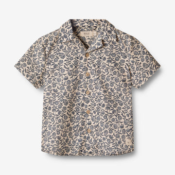 Wheat Main  Skjorte S/S Anker Shirts and Blouses 1302 blue cornflowers
