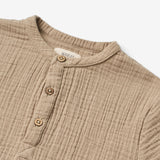 Wheat Main  Skjorte S/S Svend Shirts and Blouses 3239 beige stone