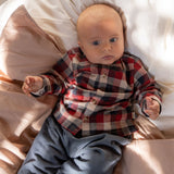 Wheat Main Skjorte Shelby Shirts and Blouses 9588 red blue check