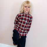 Wheat Main Skjorte Willum Shirts and Blouses 9588 red blue check