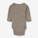 Wheat SMU Slå-om Ull/Silke body Willow Underwear/Bodies 3204 khaki melange