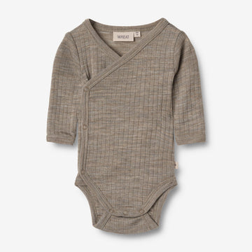 Wheat SMU Slå-om Ull/Silke body Willow Underwear/Bodies 3204 khaki melange