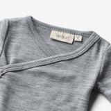 Wheat SMU Slå-om Ull body Willow Underwear/Bodies 0224 melange grey