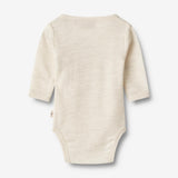 Wheat SMU Slå-om Ull body Willow Underwear/Bodies 1141 eggshell melange