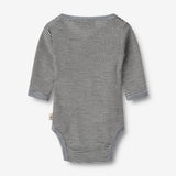 Wheat SMU Slå-om Ull body Willow Underwear/Bodies 1433 navy stripe
