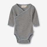 Wheat SMU Slå-om Ull body Willow Underwear/Bodies 1433 navy stripe