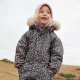 Wheat Outerwear Snødrakt Moe Outdoor Suit 9528 black sea open flowers