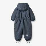 Wheat Outerwear Snødress Adi Outdoor Suit 9534 greyblue letters